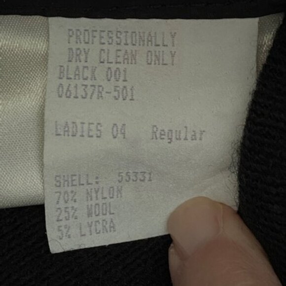 NWT Vintage Schoeller Skifans Stretch Stirrup Ski Pants Black Sz 4 - Picture 12 of 13